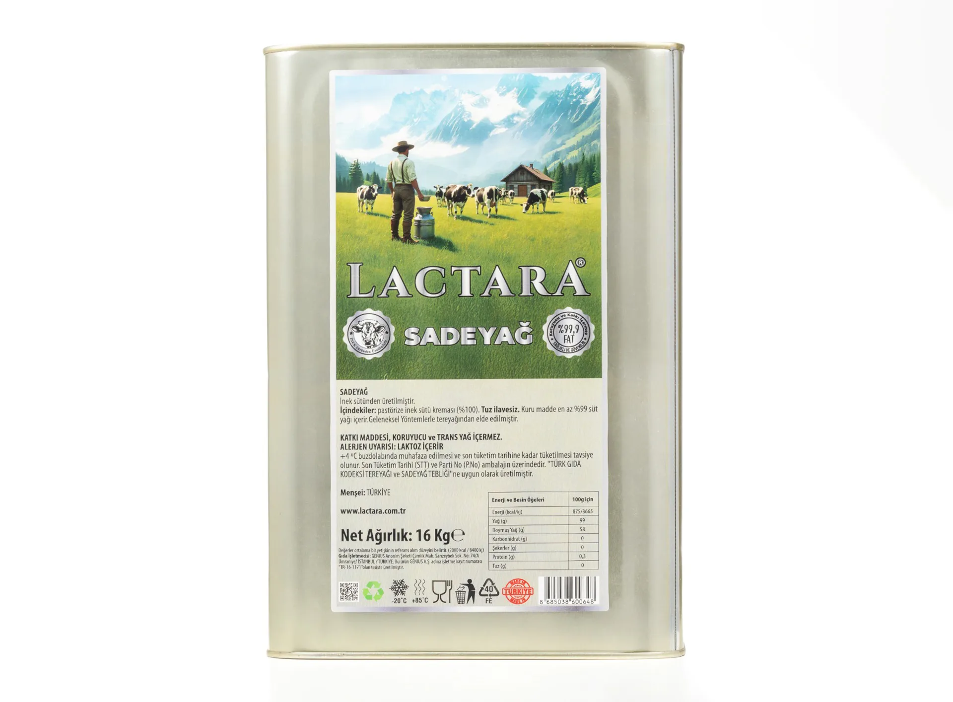 İnek Sadeyağ (Toptan)