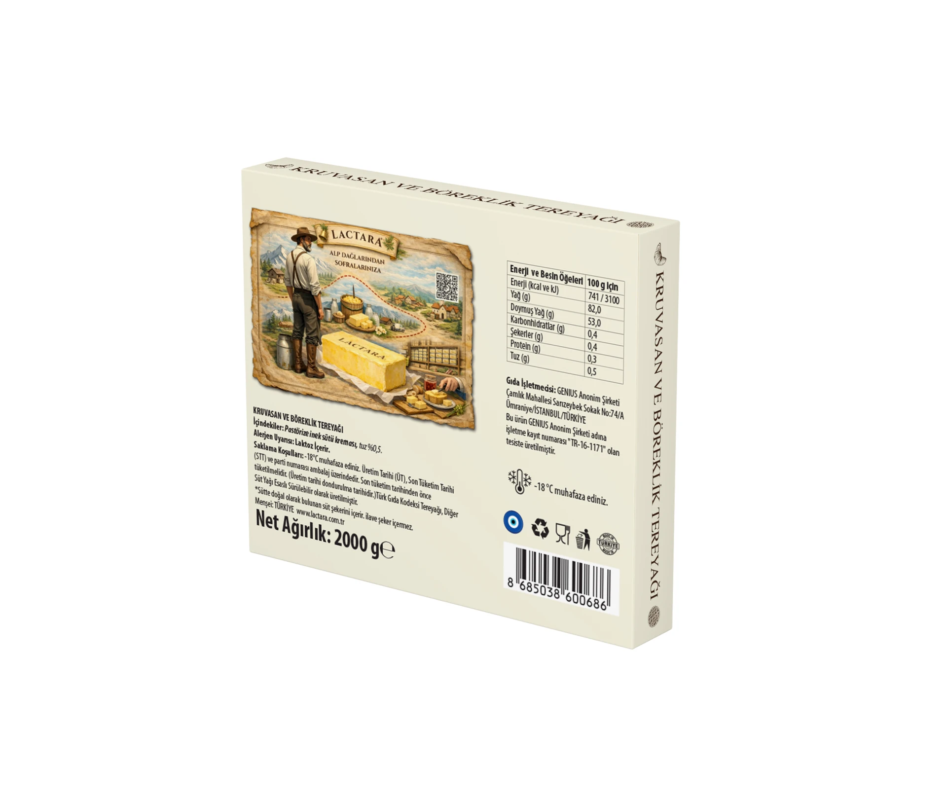 Kruvasan Tereyağı (Toptan)