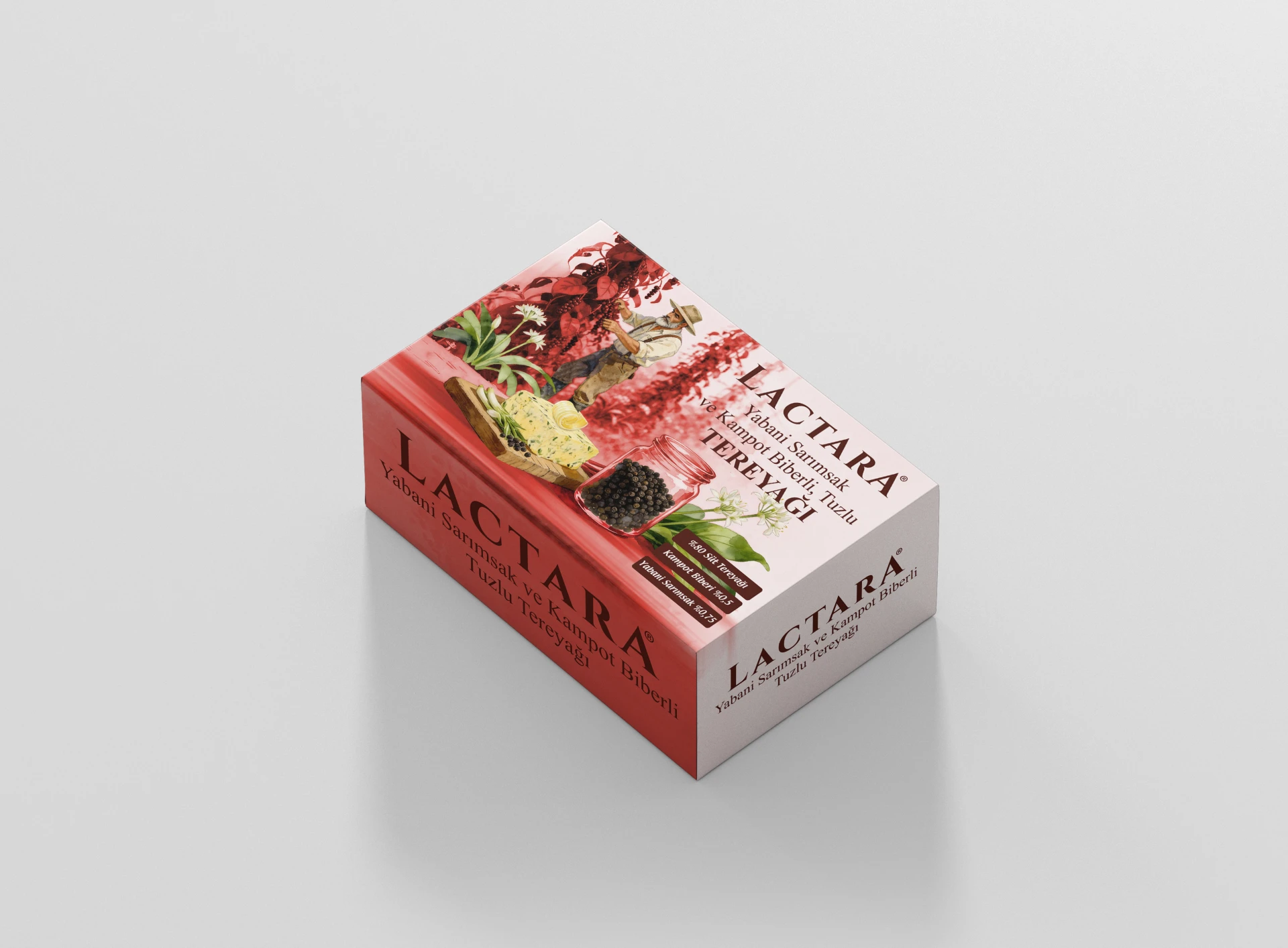 Yabani Sarımsak & Kampot Biberli Tuzlu Tereyağı